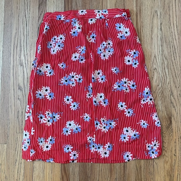 Madewell Button Midi Skirt Size 2 - Picture 5 of 5